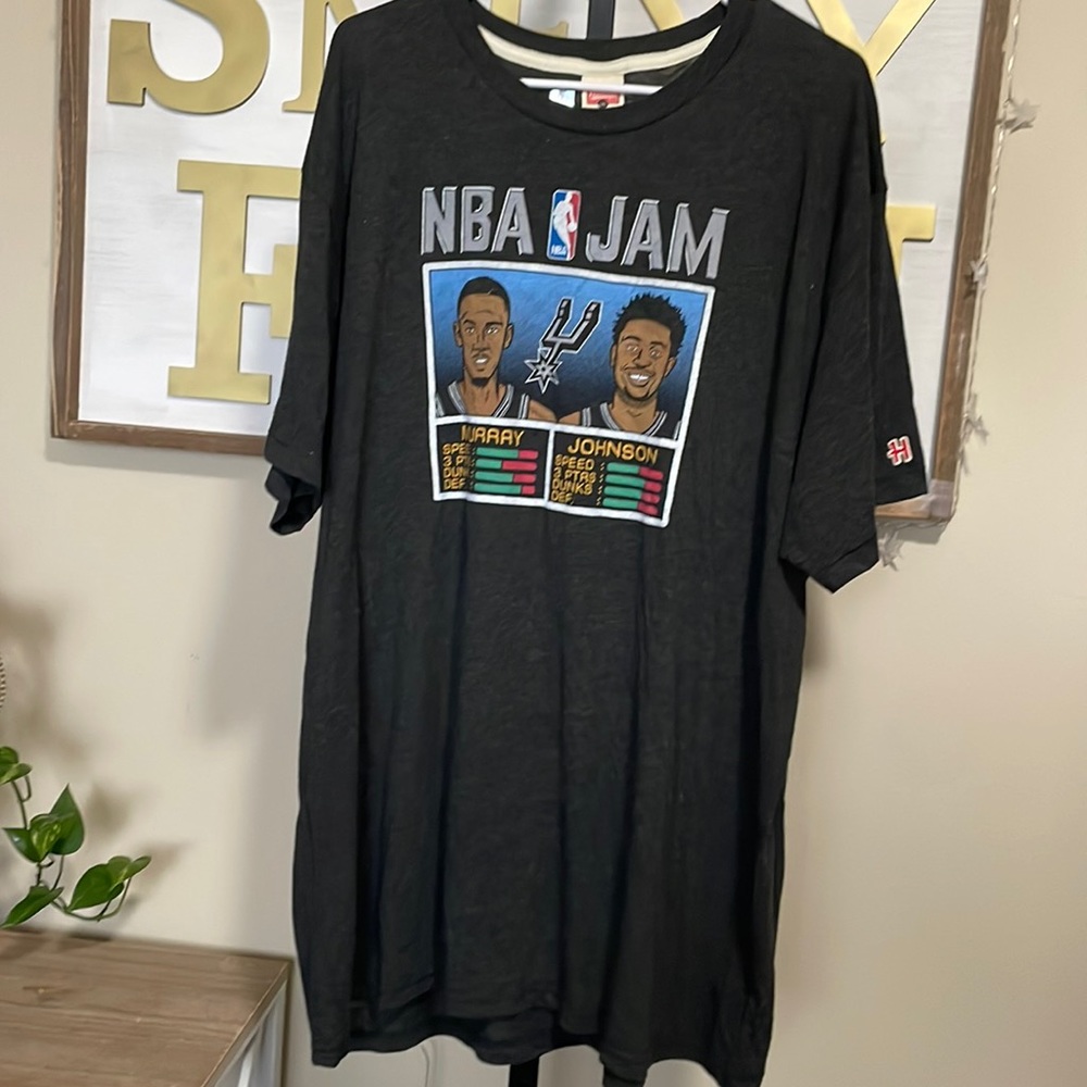 Homage nba Murray and Johnson t-shirt size 3XL charcoal